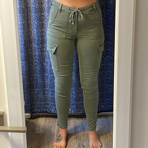 AE Green Hi Rise Jegging